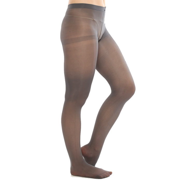 Smokey grey luxury sheer to waist pantyhose Snazzyway