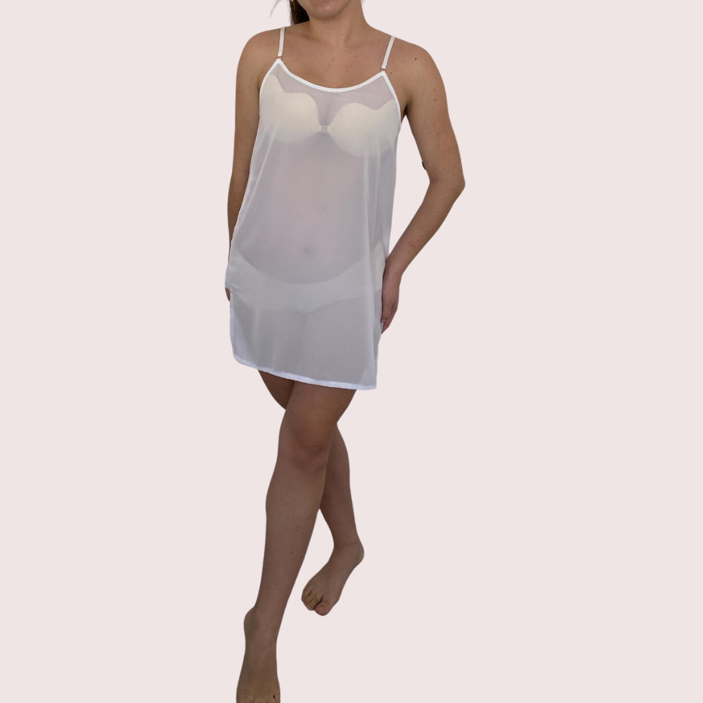 High Street Fully See-Through Mesh Babydoll Nightwear Snazzyway