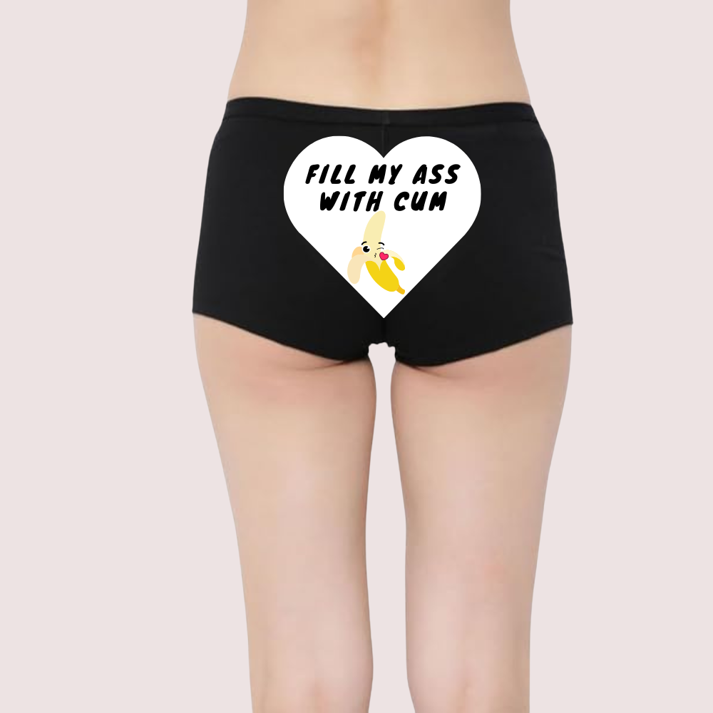 Naughty text on Personalized Panty for Her Snazzyway