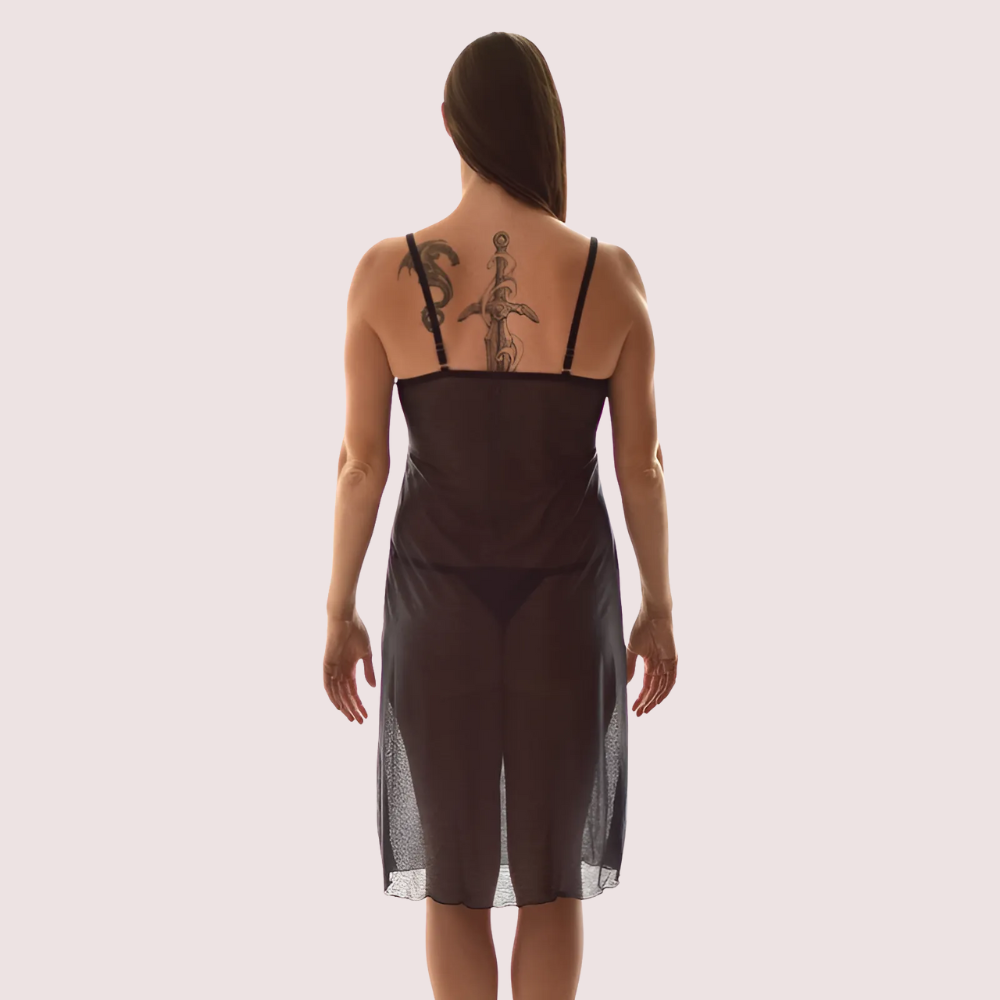 Moonlit Desire See-Through Nightdress Snazzyway