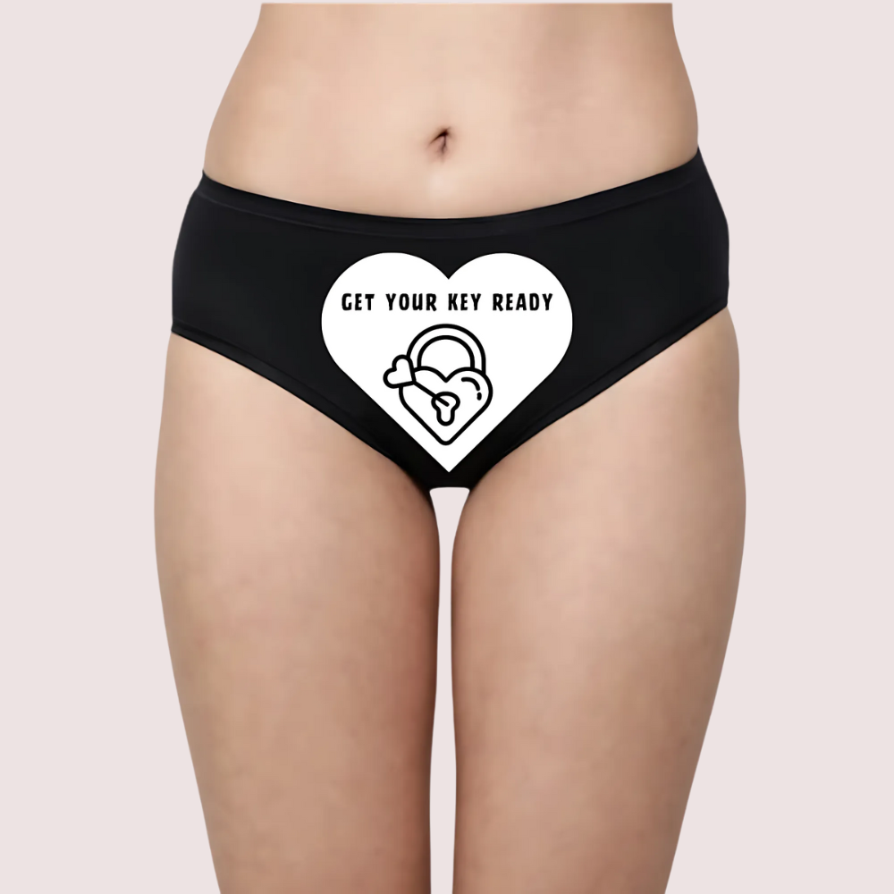 Unlock Your Desires Custom Text Panty Snazzyway
