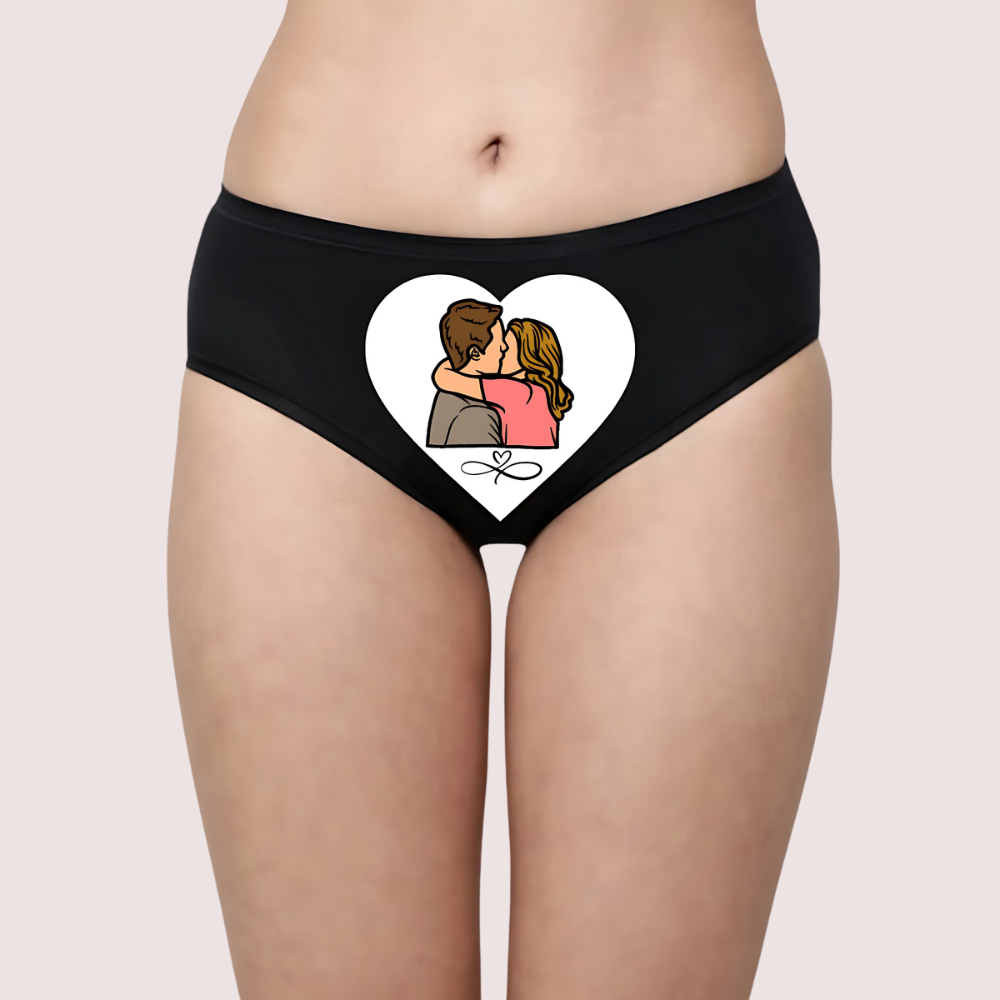 Crimson Kiss Personalized Panty Snazzyway