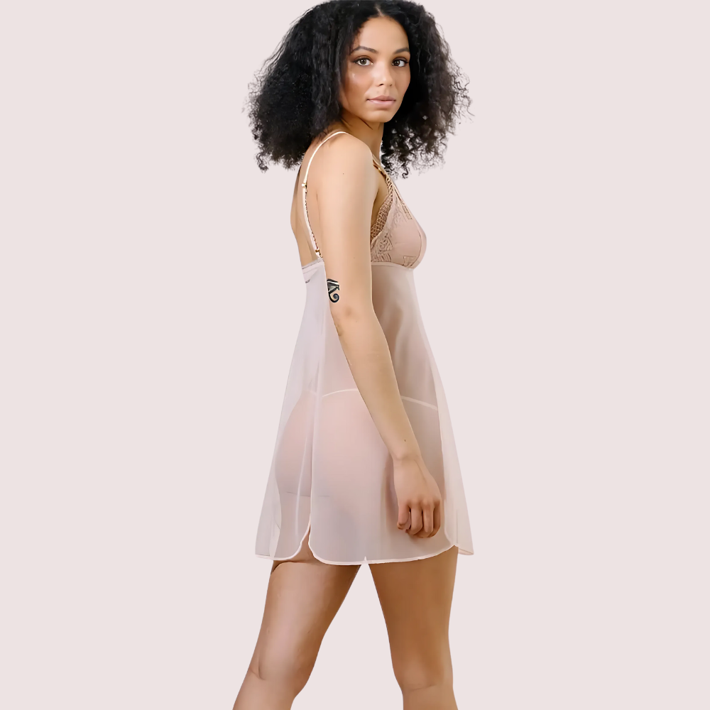 Midnight Enchanté Lace Chemise – Plus Size