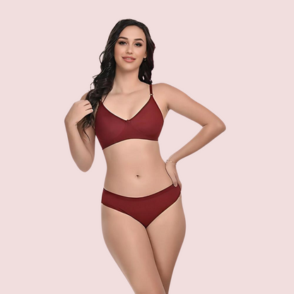 Comfort Bliss 2-Pack Lightly Padded Bra & Panty Set