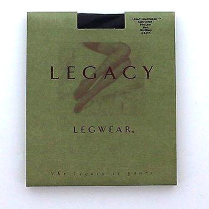 Legacy Legwear Microfiber Control Top Brown Tights Snazzyway
