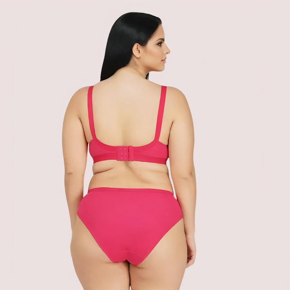 BodyHug Full Coverage Bra & Panty Set Snazzyway