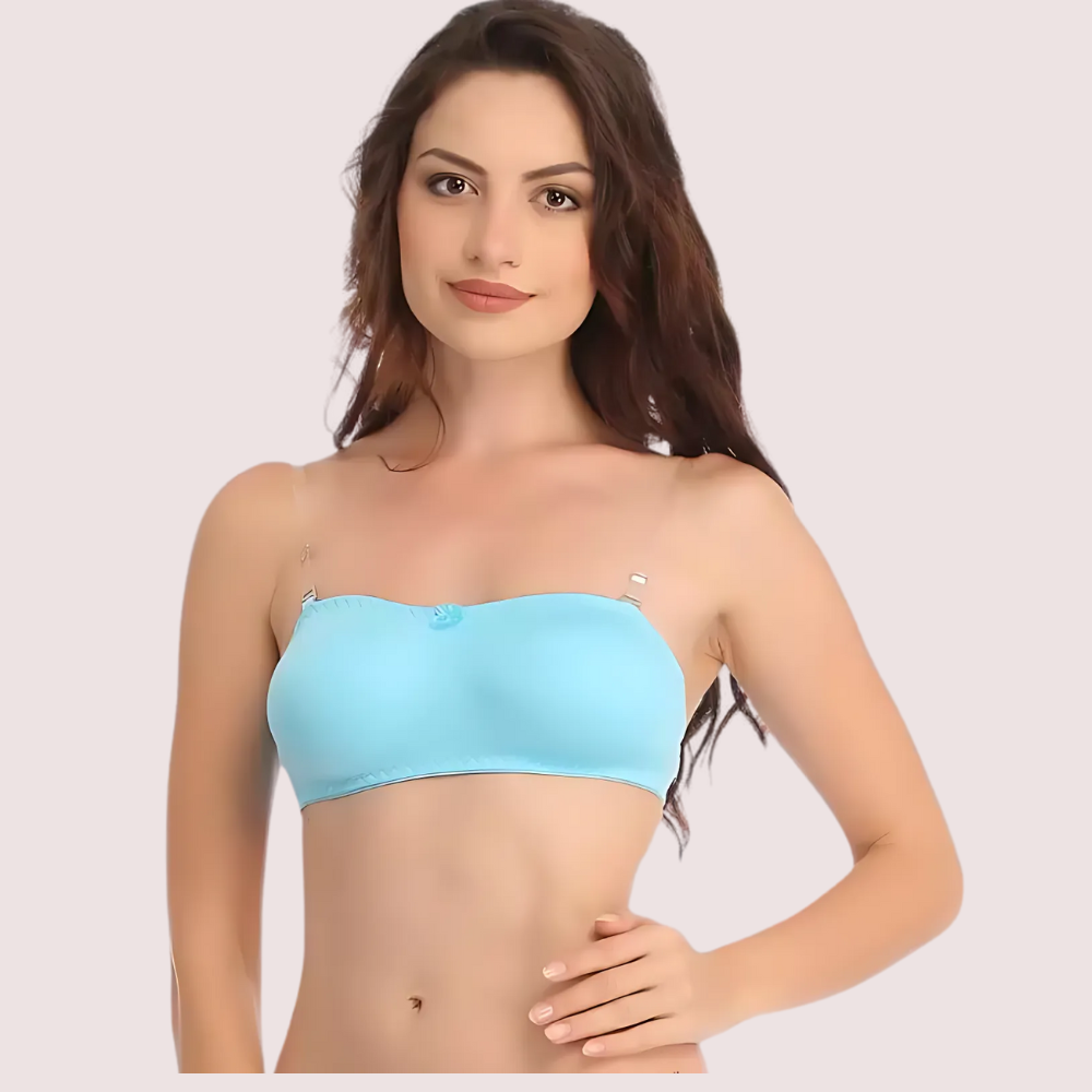 Women&#39;s Comfy Wirefree Micro Touch Stretch Tube Bra