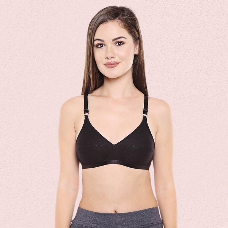 Women’s Cotton Classic Regular Bra – Pack of 2