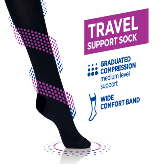 Warner's Sheer Relief For Active Legs Travel Support Pantyhose Snazzyway