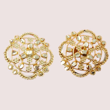 Traditional Gold Finish Earrings Set – Pack of 4 for Women Snazzyway
