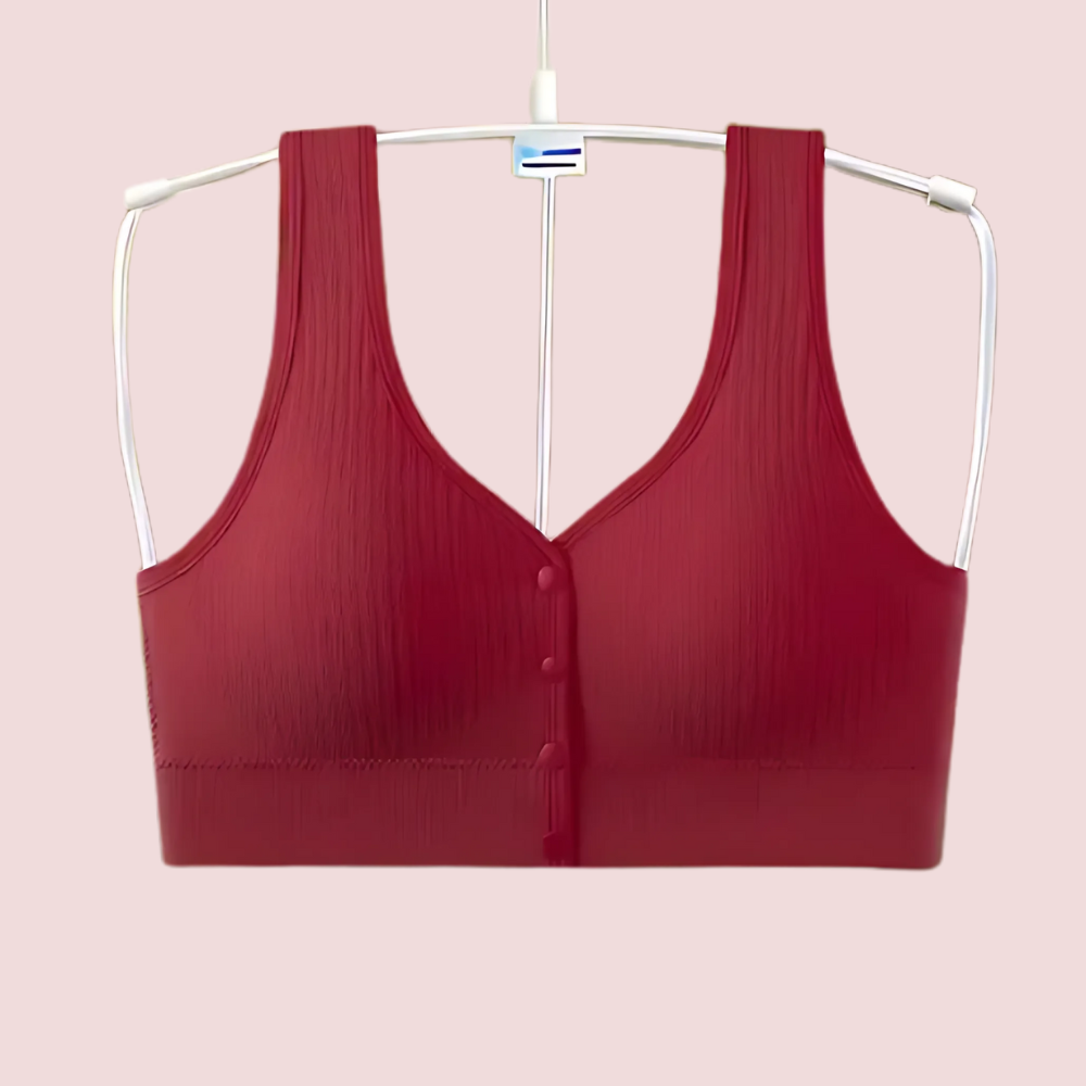 Push &amp; Go – Front Open Sports Bra