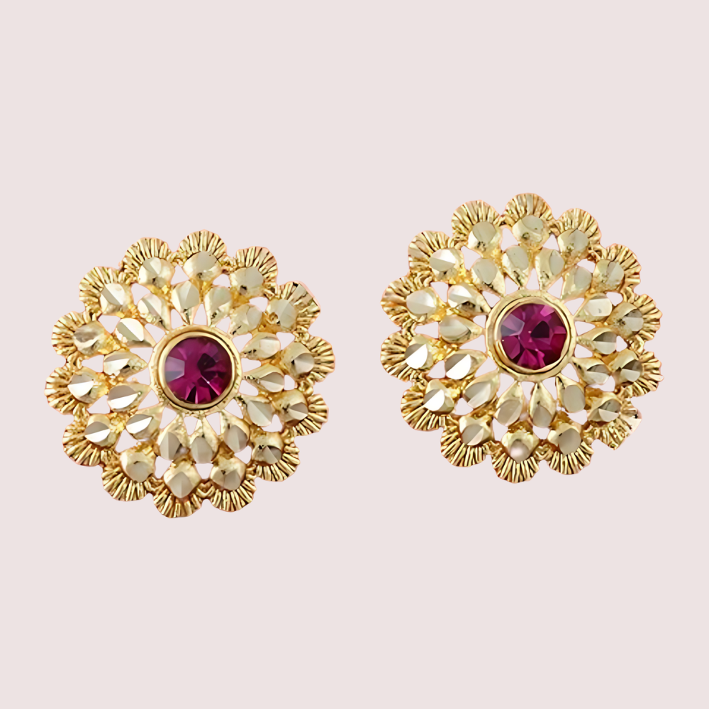 Traditional Gold Finish Earrings Set – Pack of 4 for Women Snazzyway
