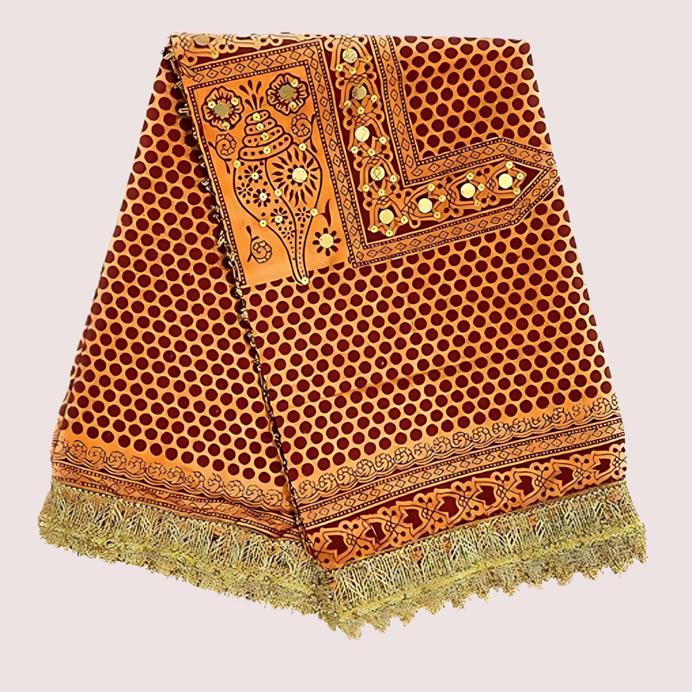 Fashion & Heritage Women’s Solid Cotton Pichora – Elegant Dupatta Snazzyway