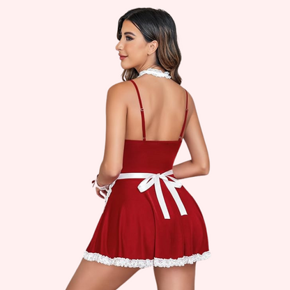 French Daina Sexy Roleplay Outfit with Luxury Panty Gift