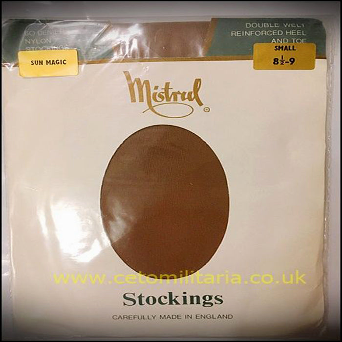 Mistral 60Denier Double Welt Reinforced Heel & Toe Stockings Snazzyway