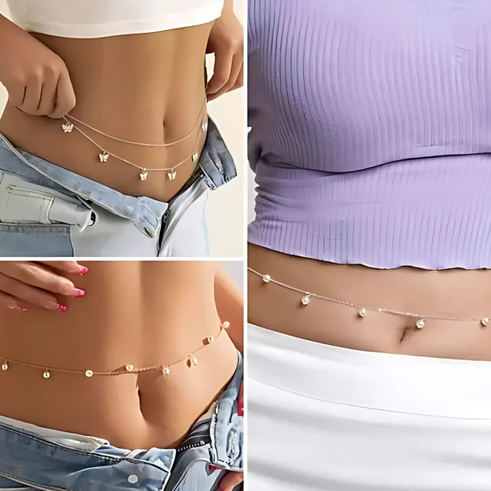 Sensuelle Midnight Trilogy Waist Chain Set Sensuelle jewellery
