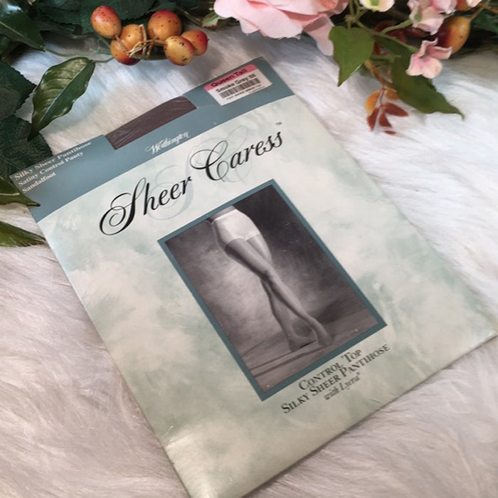 Sheer Caress Extra Support Queen Short Pantyhose Snazzyway